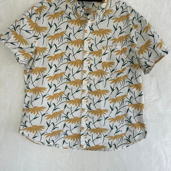 J.Crew Other - Jcrew stretch yellow floral button